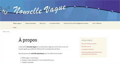 Desktop Screenshot of nouvellesvagues.fr